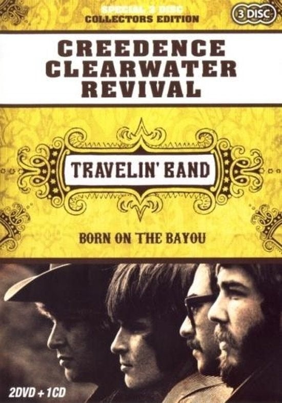 Creedence clearwater revival - 3 disc - Born on the Bayou, Engels, Verzenden, Zo goed als nieuw, Muziekvideo's