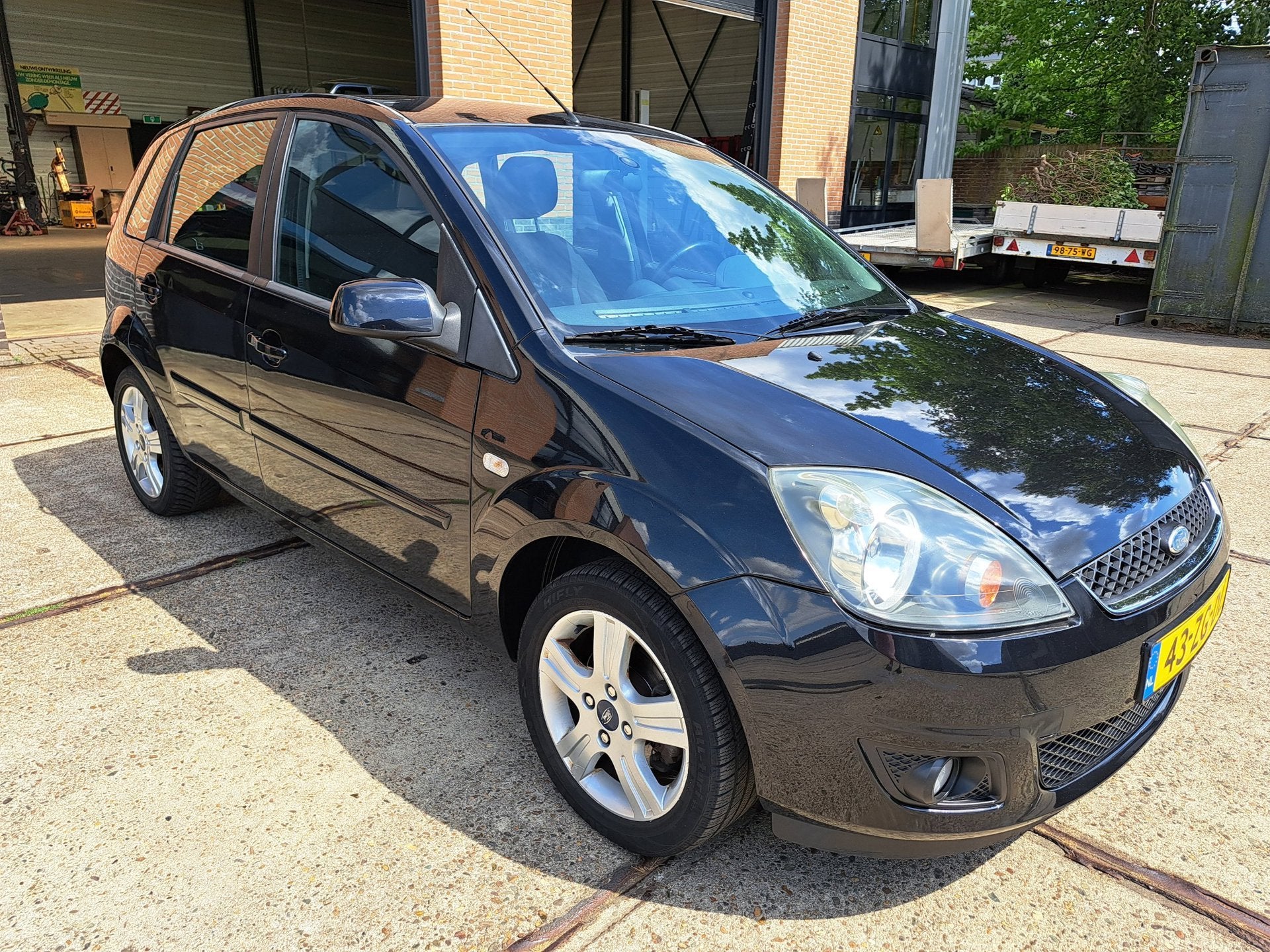 Ford Fiesta 1.4 VAN 2222 VOOR 1999 5 DEURS AIRCO APK NIEUWE, Auto's, Ford, Voorwielaandrijving, 4 cilinders, Origineel Nederlands