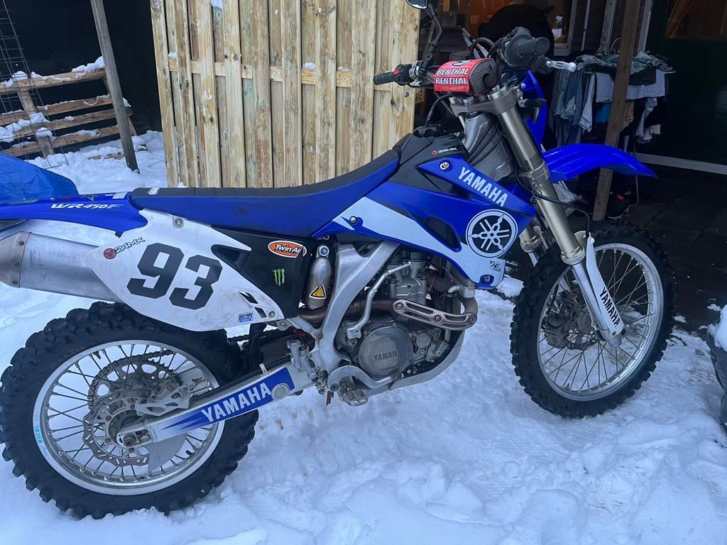 Crosser yamaha wr450f 2007 - | kenteken | zo goed als nieuw!, Fietsen en Brommers, Brommers | Crossbrommers, Ophalen of Verzenden