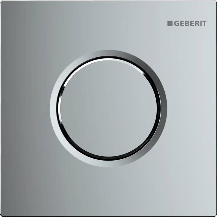 Geberit Sigma01 pneumatisch bedieningsplaat glanzend chroom, Ophalen of Verzenden, Nieuw, Chroom, Toilet