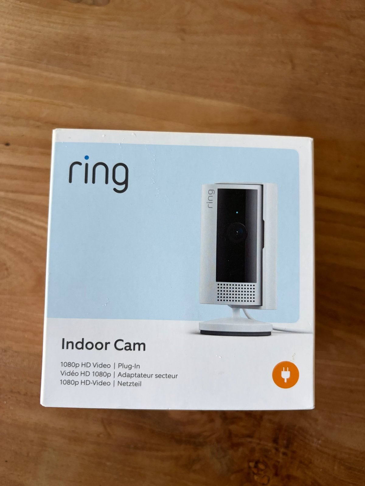 Ring Indoor Cam 1080p HD Video Plug-in Beveiligingscamera, Ophalen of Verzenden, Nieuw, Binnencamera