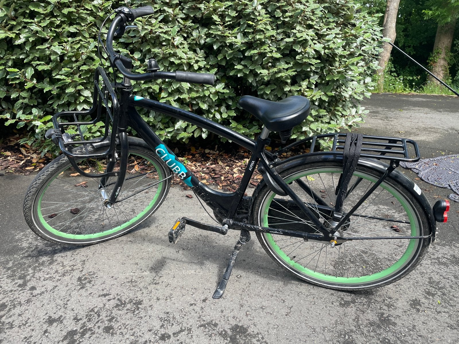 Alpina cargo matt black kinderfiets, Fietsen en Brommers, Fietsen | Jongens, Ophalen, Terugtraprem, Gebruikt, Versnellingen