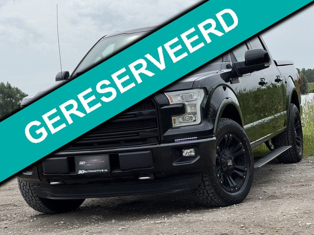 Ford USA F150 PLATINUM 3.5L V6 ECOBOOST, LPG, PANO, MASSAGE,, F-150, Zwart, Leder, Bedrijf