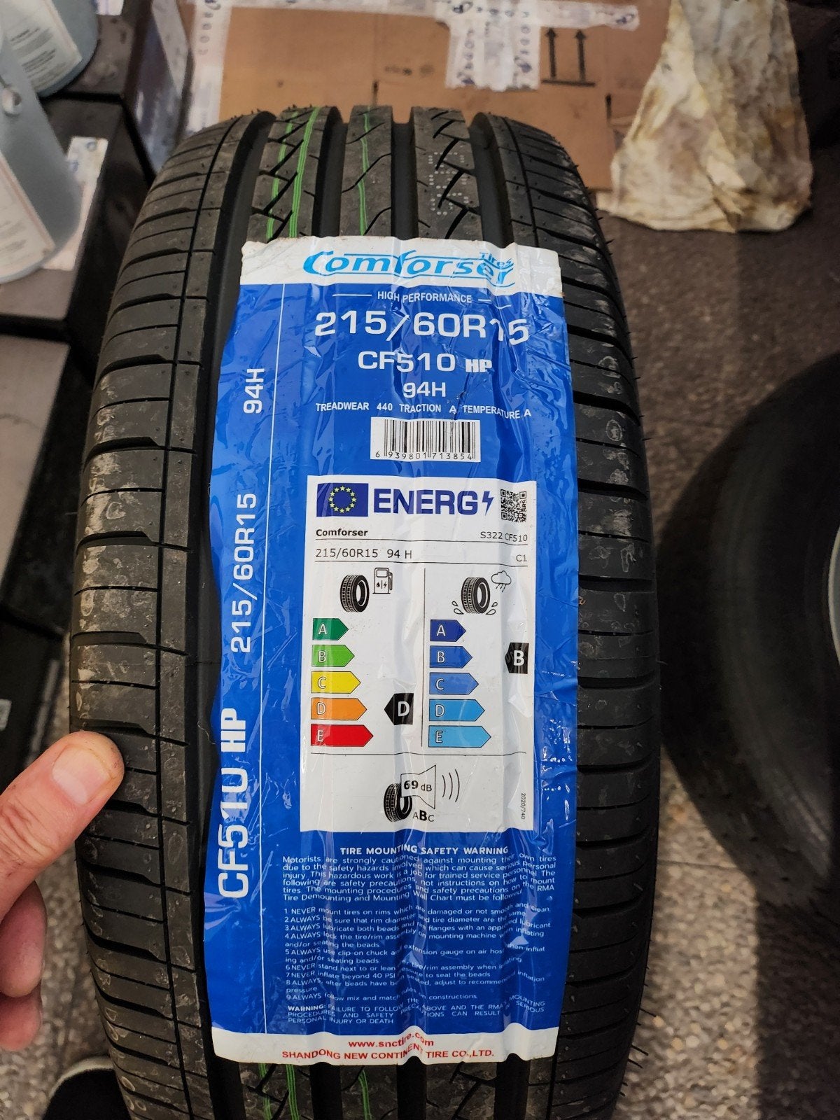 2 banden nieuw 215 60 15 wegens verkeerd besteld teab, Ophalen, Nieuw