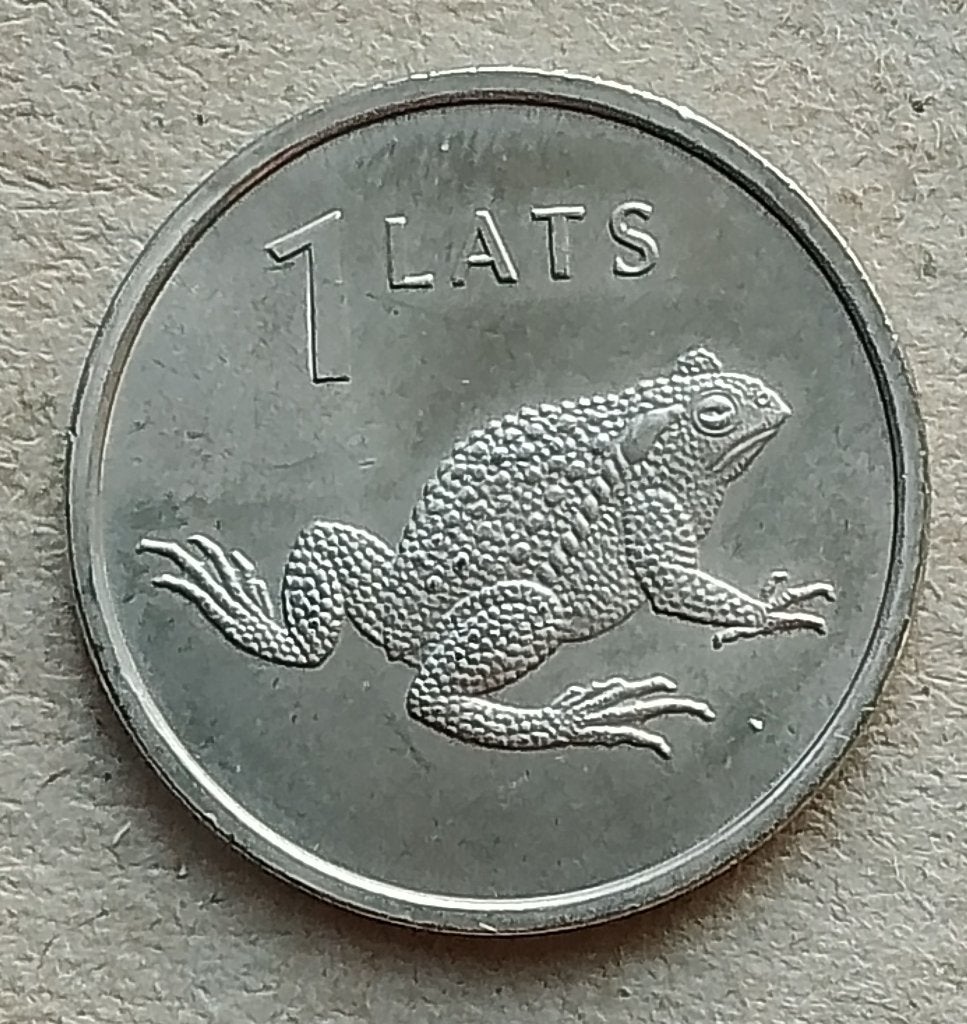 Letland, 1 lats 2010 km108, Ophalen of Verzenden, Overige landen, Losse munt