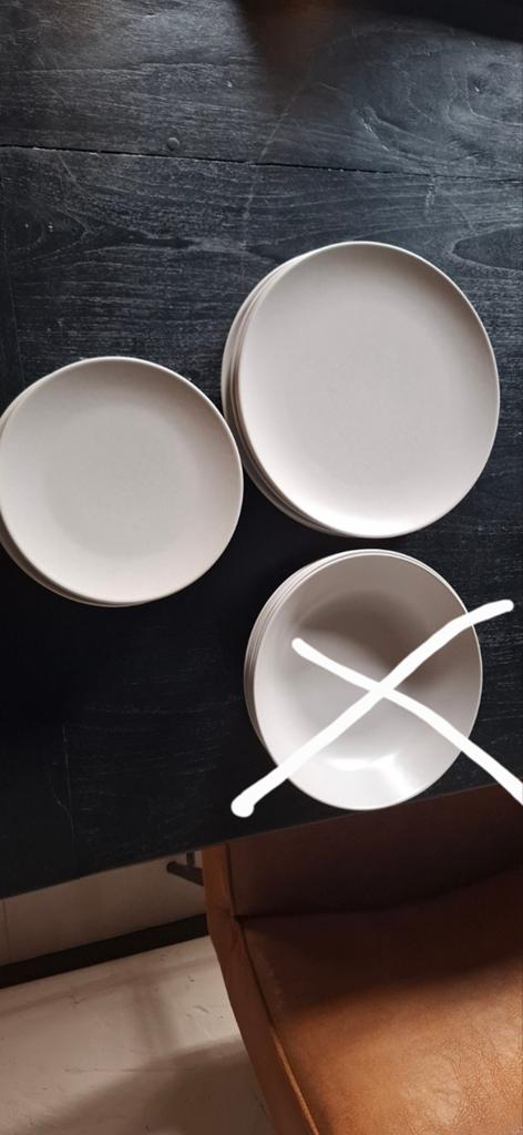 IKEA borden -, Gebruikt, Keramiek, Ophalen of Verzenden, Bord(en)