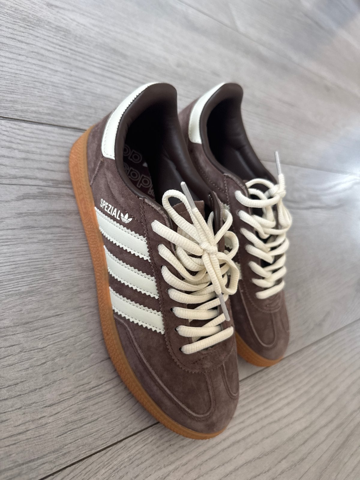 Adidas Handball Spezial Bruin/Wit - Maat 38 2/3, Ophalen of Verzenden, Nieuw, Bruin, Sneakers of Gympen