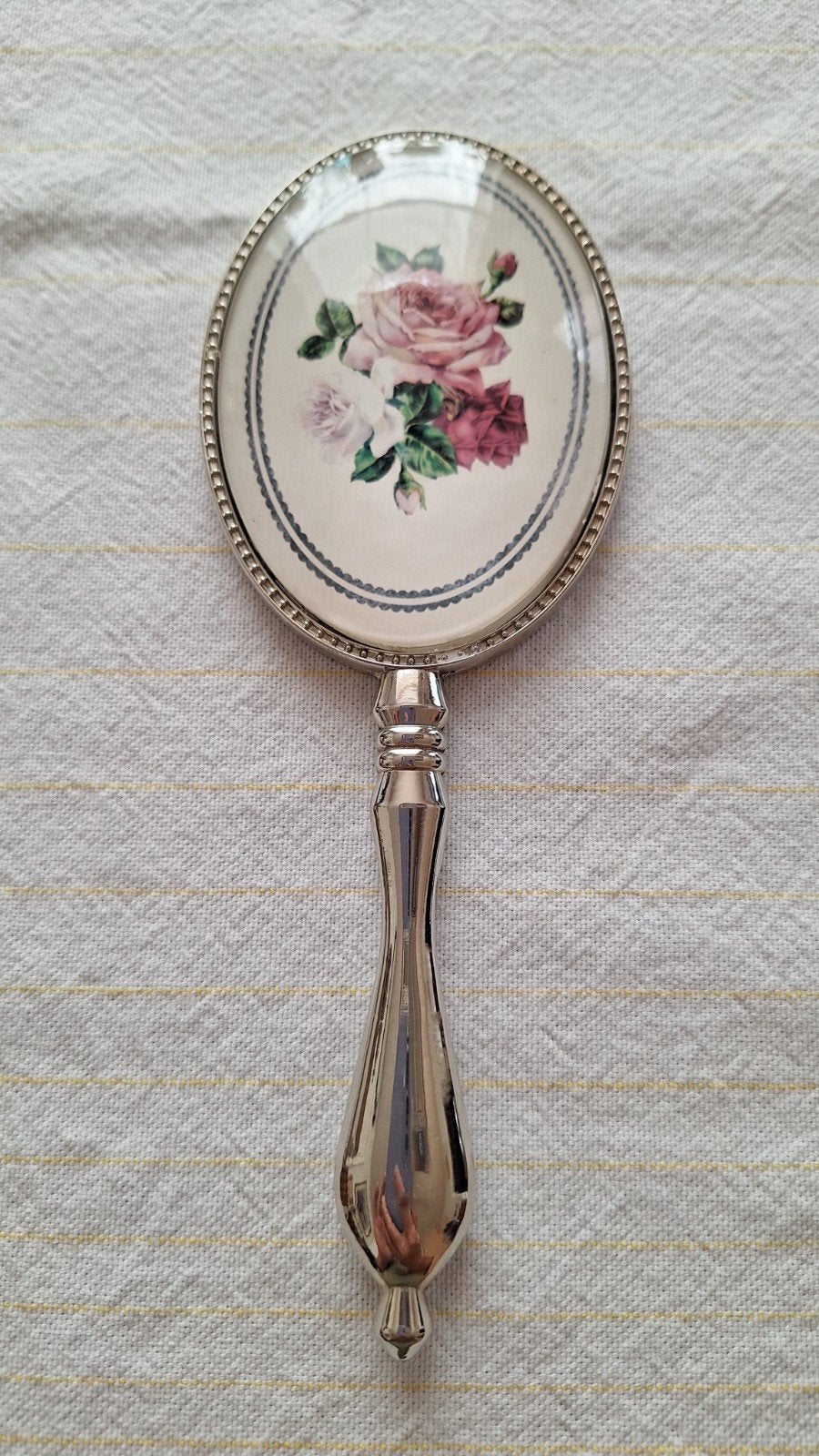 Antiek handspiegeltje, Antiek en Kunst, Curiosa en Brocante, Ophalen of Verzenden