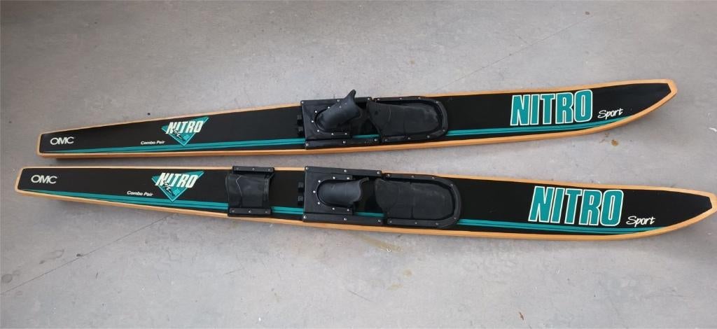 Vitage Waterski's, Watersport en Boten, Waterski's, Ophalen, Nieuw, 160 cm of meer, Waterski's