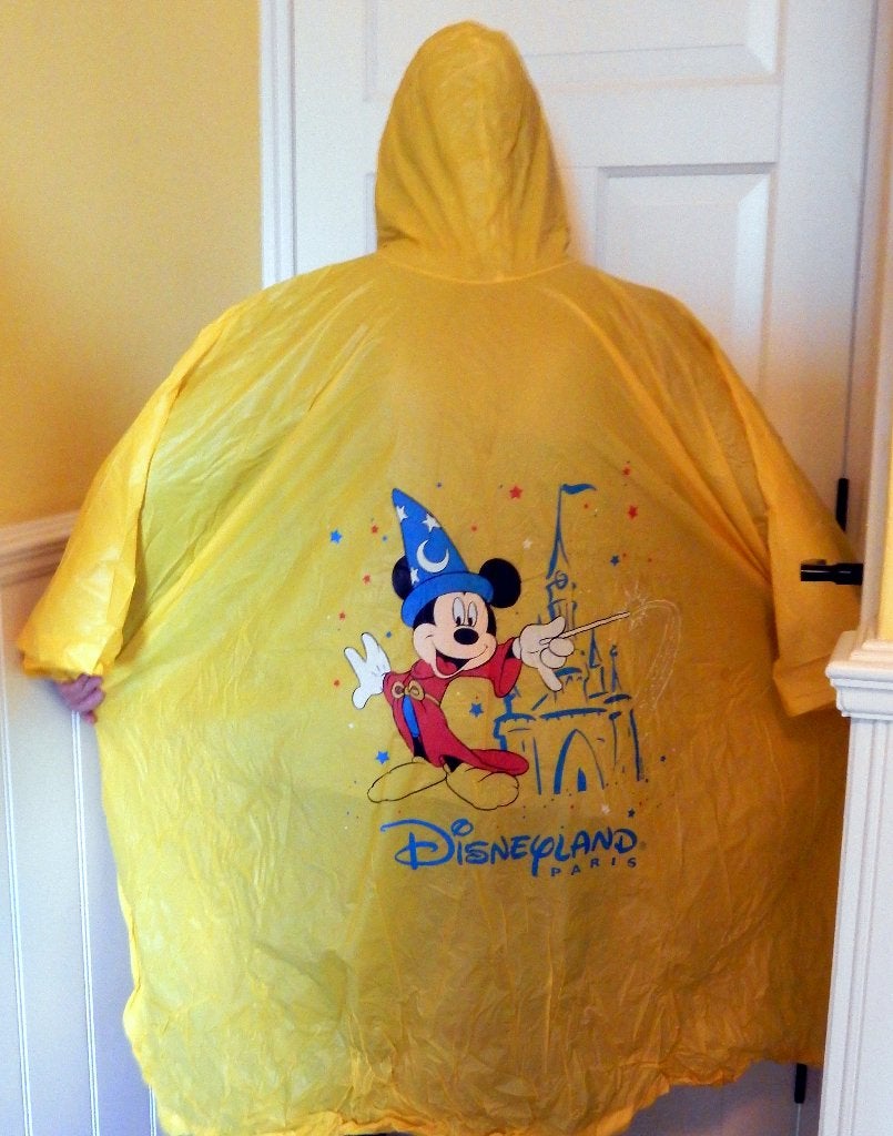 Poncho Disneyland Paris, Verzenden, Mickey Mouse, Zo goed als nieuw, Kleding of Textiel