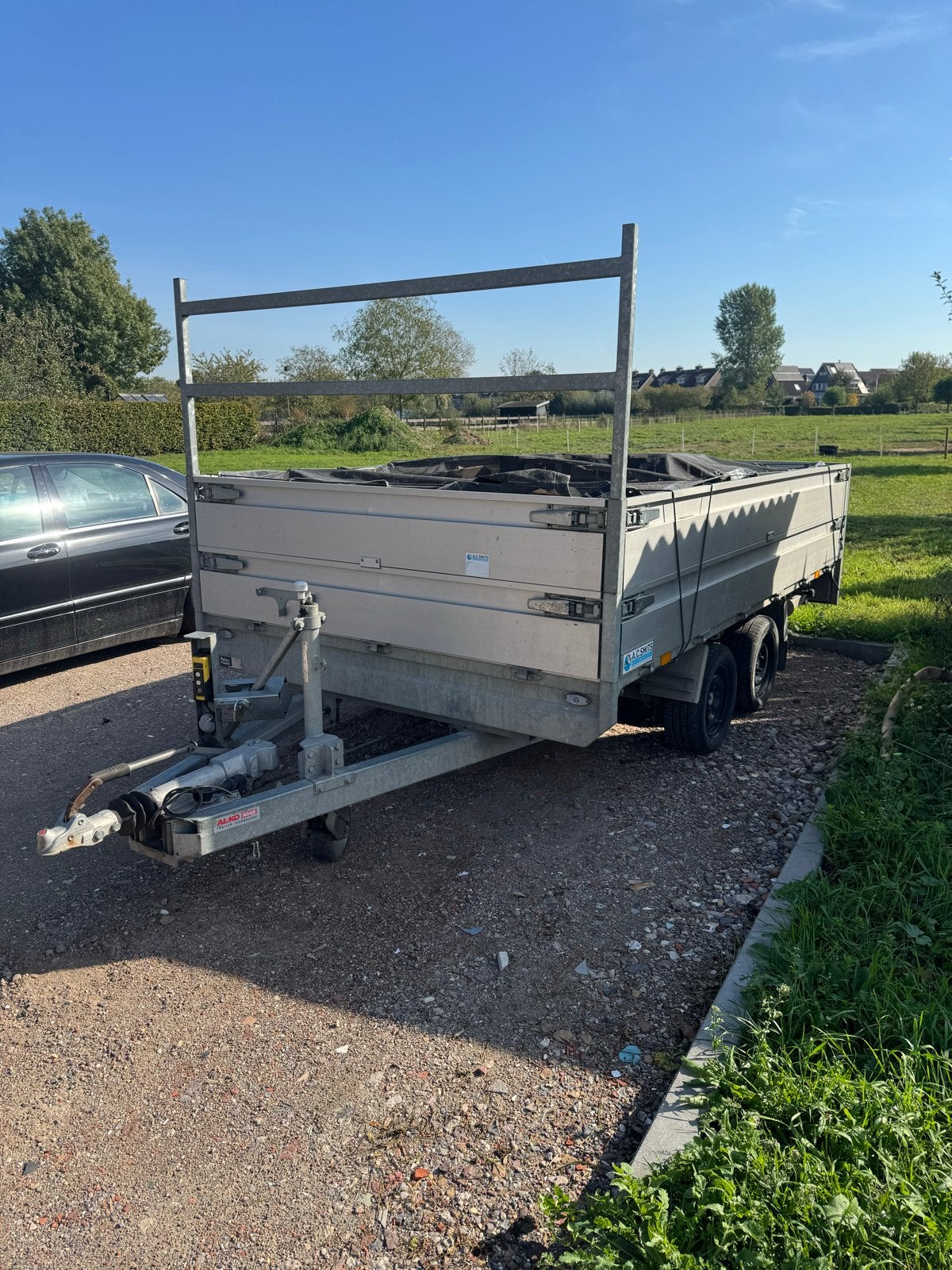 Peters Aanhangwagen achterwaartse kipper 3500kg, Auto diversen, Ophalen, Gebruikt