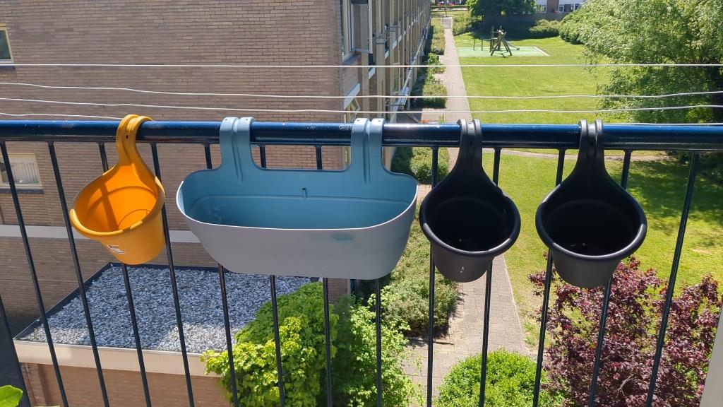 Elho balkon plantenbakken, Kunststof, Gebruikt, Minder dan 30 cm, Balkon