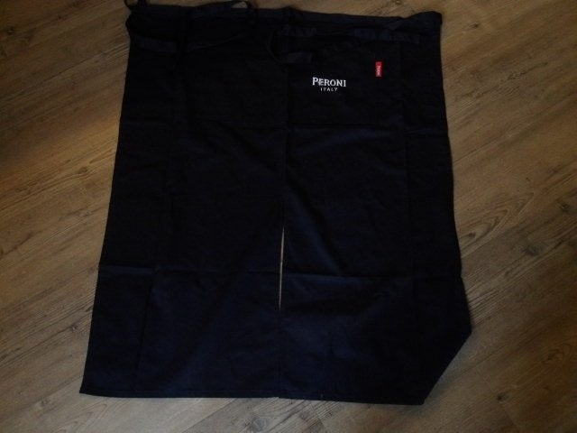 Peroni bier sloof (nr.2) 90x 75 cm., Ophalen of Verzenden, Nieuw, Kleding, Overige merken