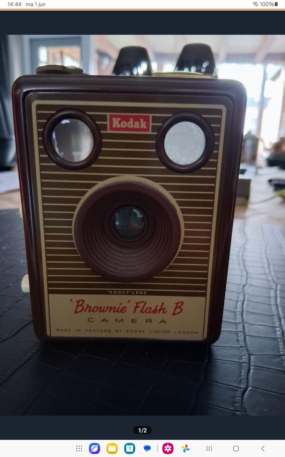 Vintage Kodak Brownie Flash B Camera - Collectors Item, Ophalen of Verzenden