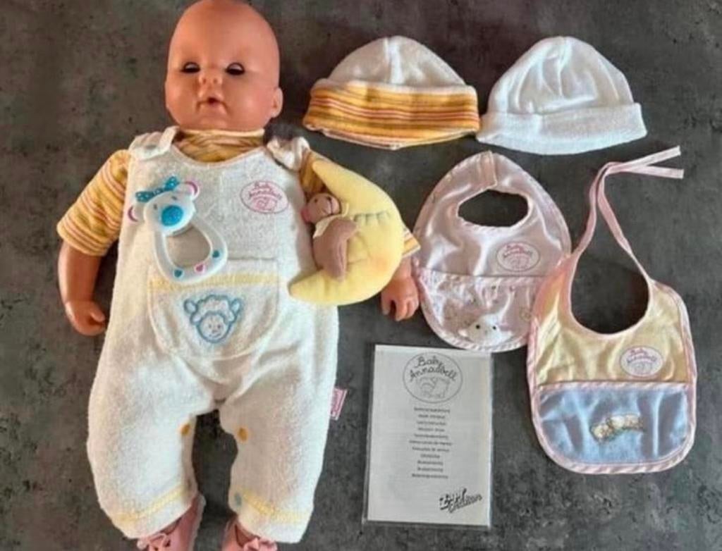 Zapf Annabell 1.editie en Famosa pop accessoires Maxi Cosi, Ophalen, Gebruikt, Babypop