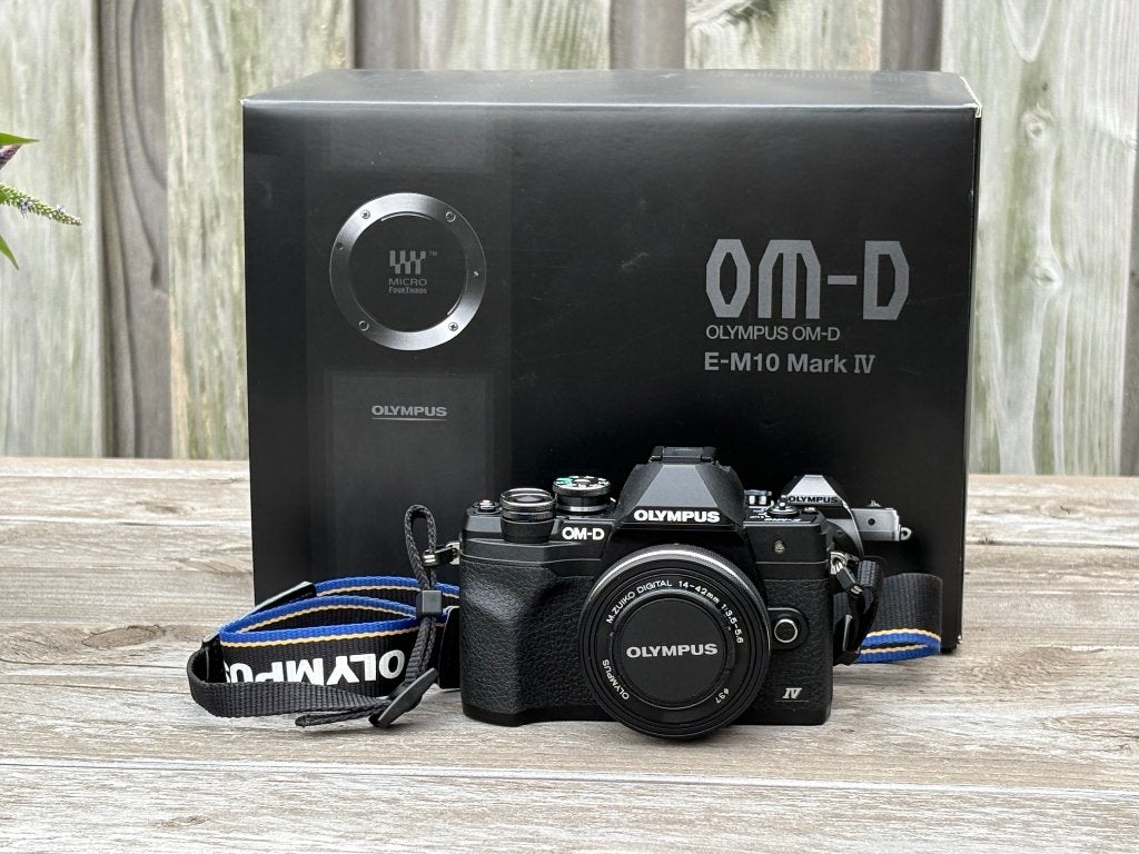 Olympus OM-D E-M10 Mark IV & M.Zuiko ED 14-41 F3.5-5.6, Ophalen of Verzenden, Zo goed als nieuw, Olympus, Systeemcamera