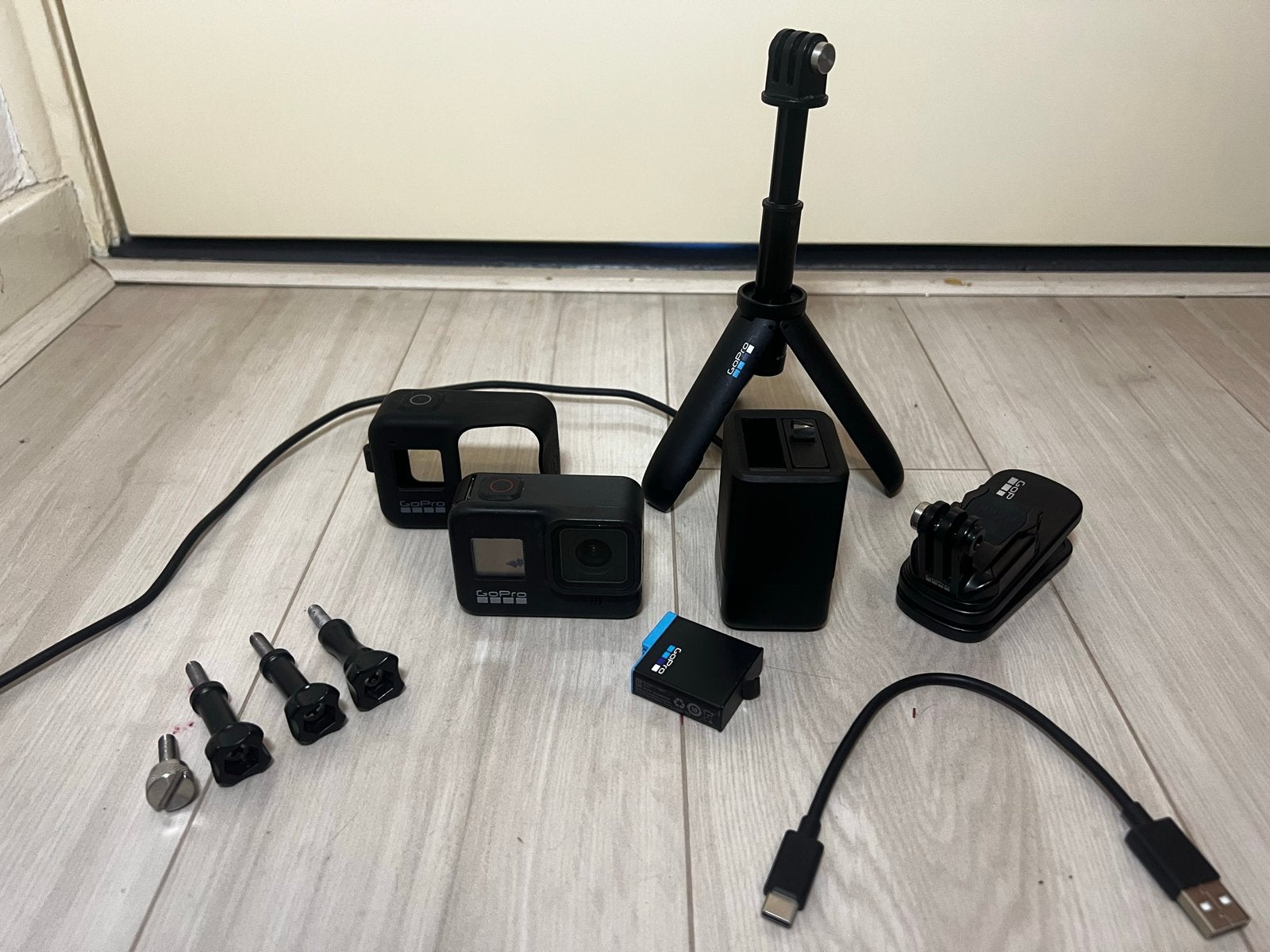 GoPro HERO 8 Black met uitgebreide accessoires set, Ophalen of Verzenden, Gebruikt, GoPro