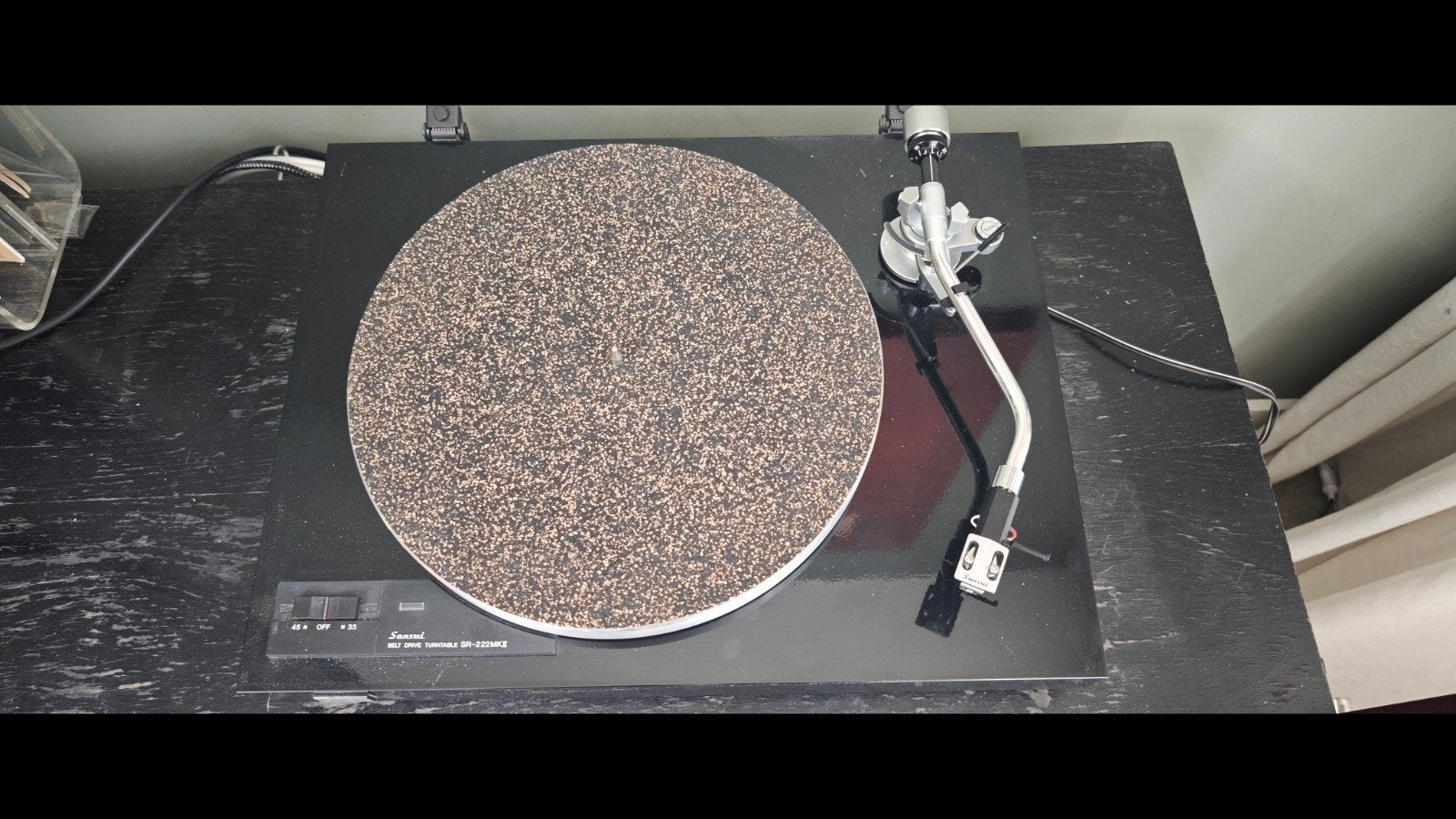 Sansui SR-222MKII Platenspeler - Vintage Hifi, Ophalen of Verzenden, Zo goed als nieuw, Overige merken