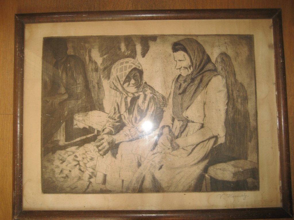 Slovakian kunst Viktor Hermely, Antiek en Kunst, Ophalen