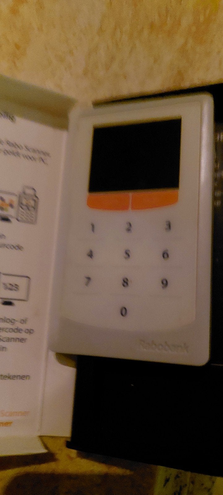 Rabo Scanner incl doos, Ophalen of Verzenden, Zo goed als nieuw