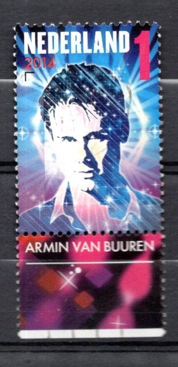 gestempelde zegel. Jaar 2014:  DJ met tab onder, Ophalen of Verzenden, Na 1940, Gestempeld