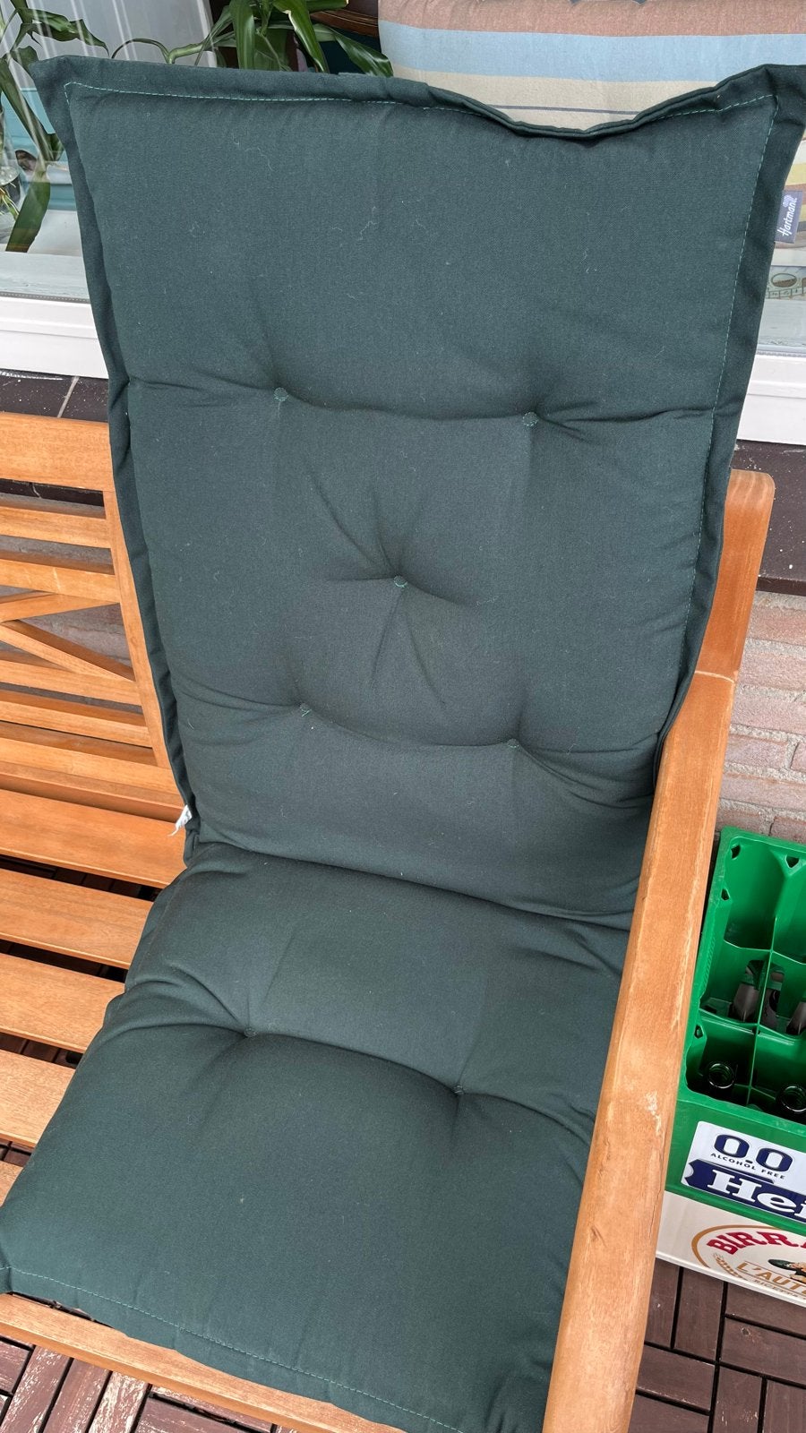 2x Hartman Tuinkussen Havana Green 123x50, Ophalen, Zo goed als nieuw