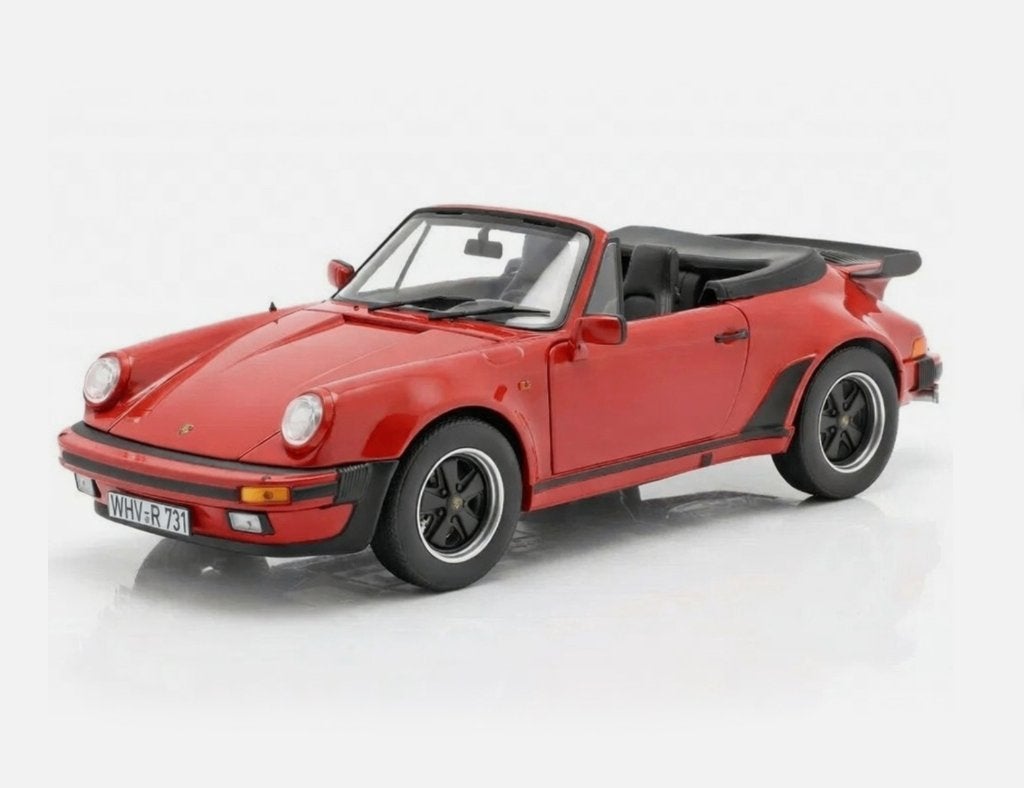 Porsche 911 Turbo Cabriolet 1987 Rood 1/18 NOREV ref: 187664, Verzenden, Nieuw, Auto, Norev