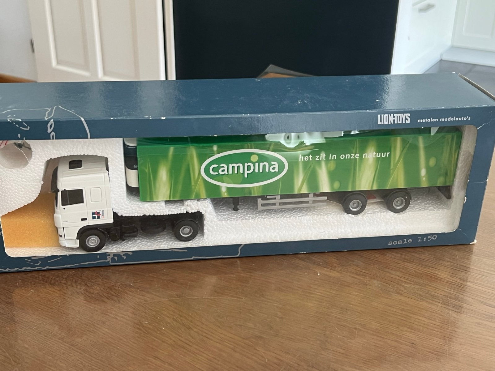 Lion Toys Campina DAF vrachtwagen modelauto 1:50, Ophalen of Verzenden, Nieuw, Bus of Vrachtwagen, Lion Toys