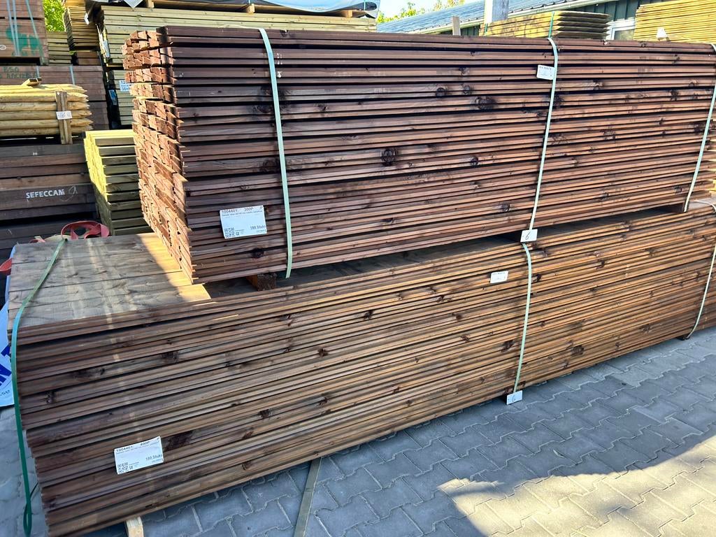 Nobifix zweeds rabat 28x195 mm, Tuin en Terras, Palen, Balken en Planken, Planken, Nieuw, Ophalen of Verzenden, Hardhout