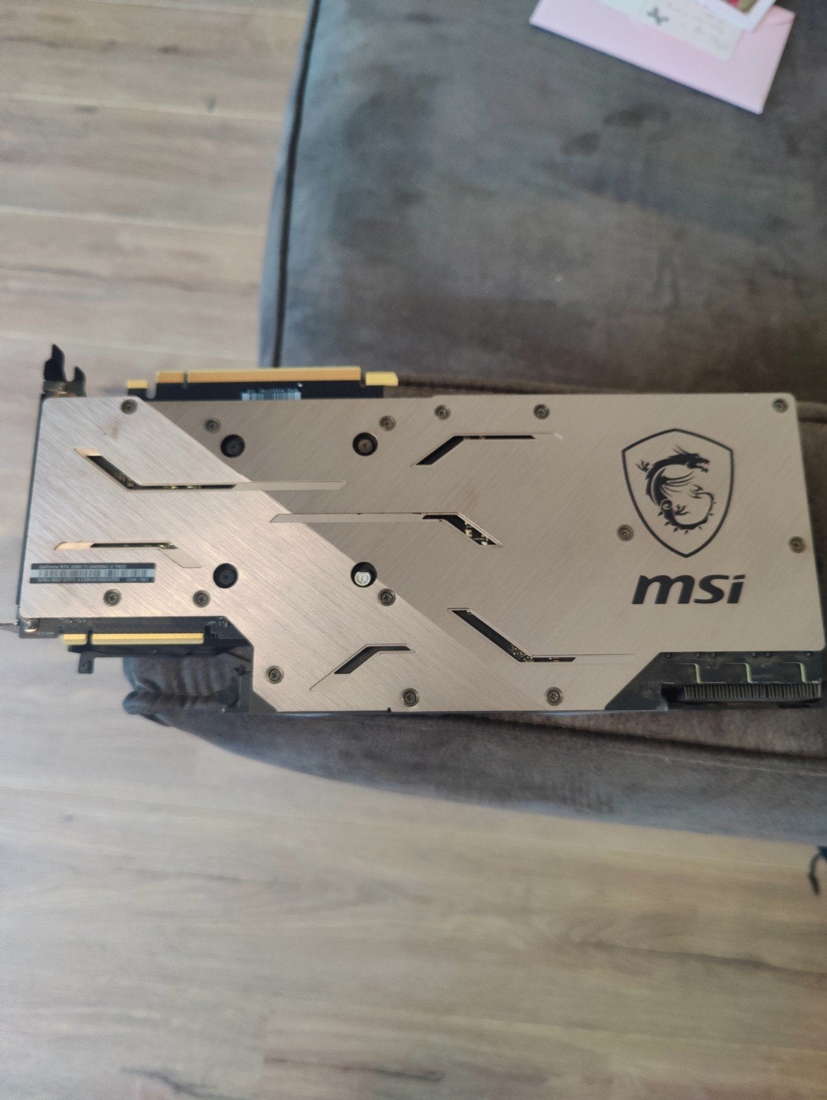 MSI GeForce RTX 2080 Ti GAMING X TRIO Videokaart, Computers en Software, Videokaarten, PCI-Express 3, Gebruikt, GDDR6, Ophalen of Verzenden