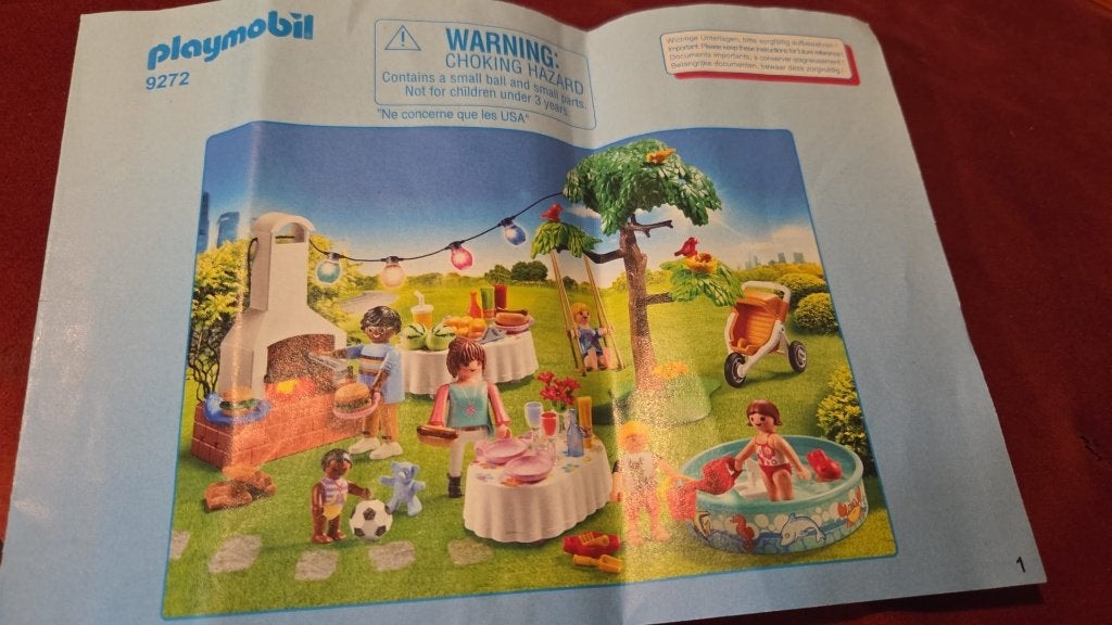 Playmobil tuinfeest lampjes doen het nog, Complete set, Overige typen, Ophalen of Verzenden, Zo goed als nieuw