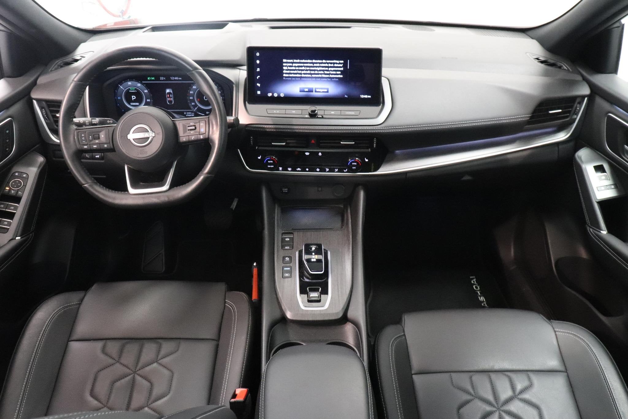 Nissan Qashqai 1.5 e-Power Tekna | Panoramadak | 360 Camer, Auto's, 1497 cc, Gebruikt, 190 pk, Leder en Stof