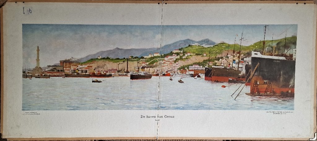 De haven van Genua - Italië / J. Gabriëlse, Ophalen, Geschiedenis