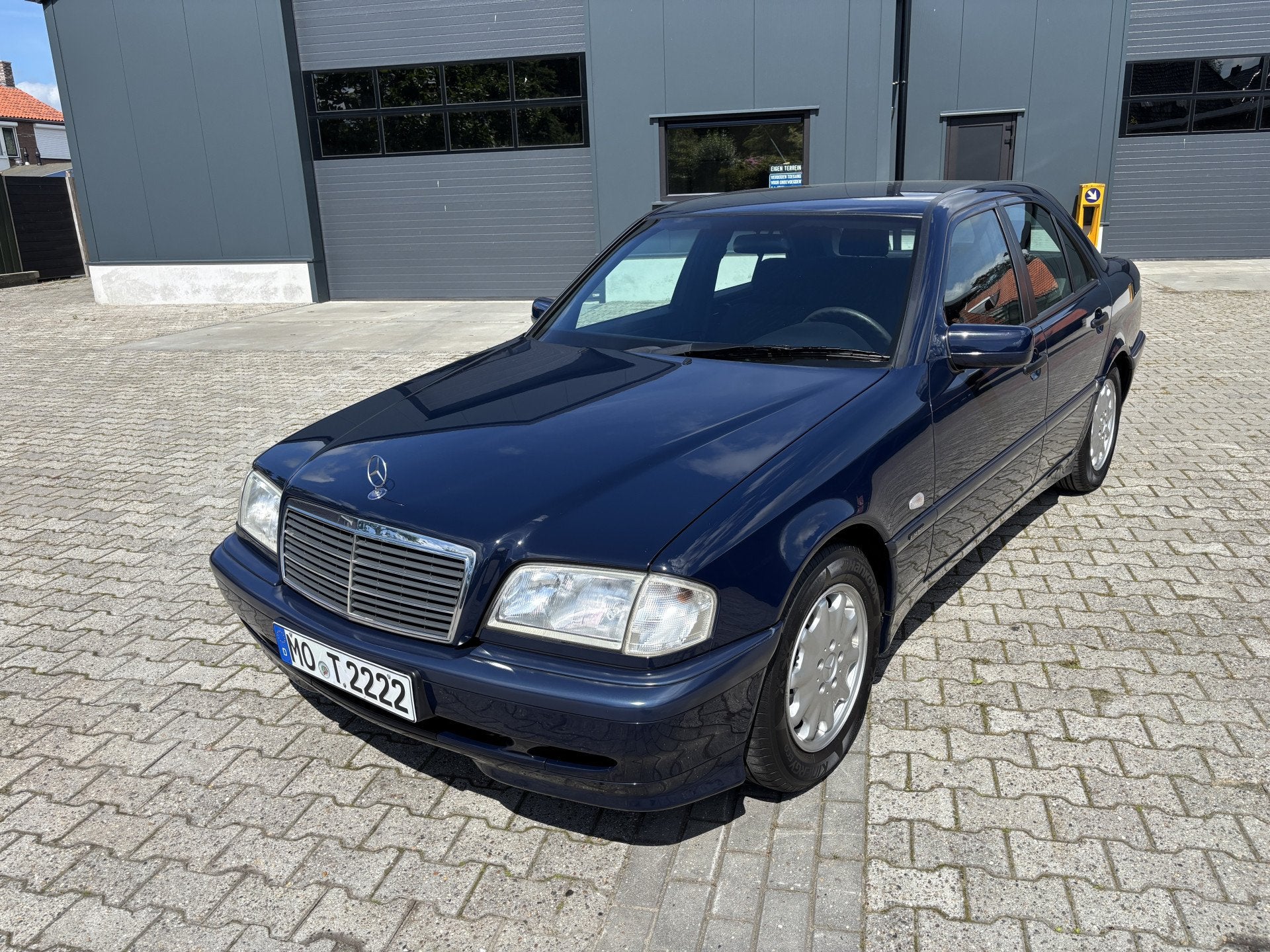 Mercedes-Benz C-Klasse C180 Esprit, 70.232km Origineel, Onde, Auto's, Zwart, 1799 cc, Blauw, 122 pk