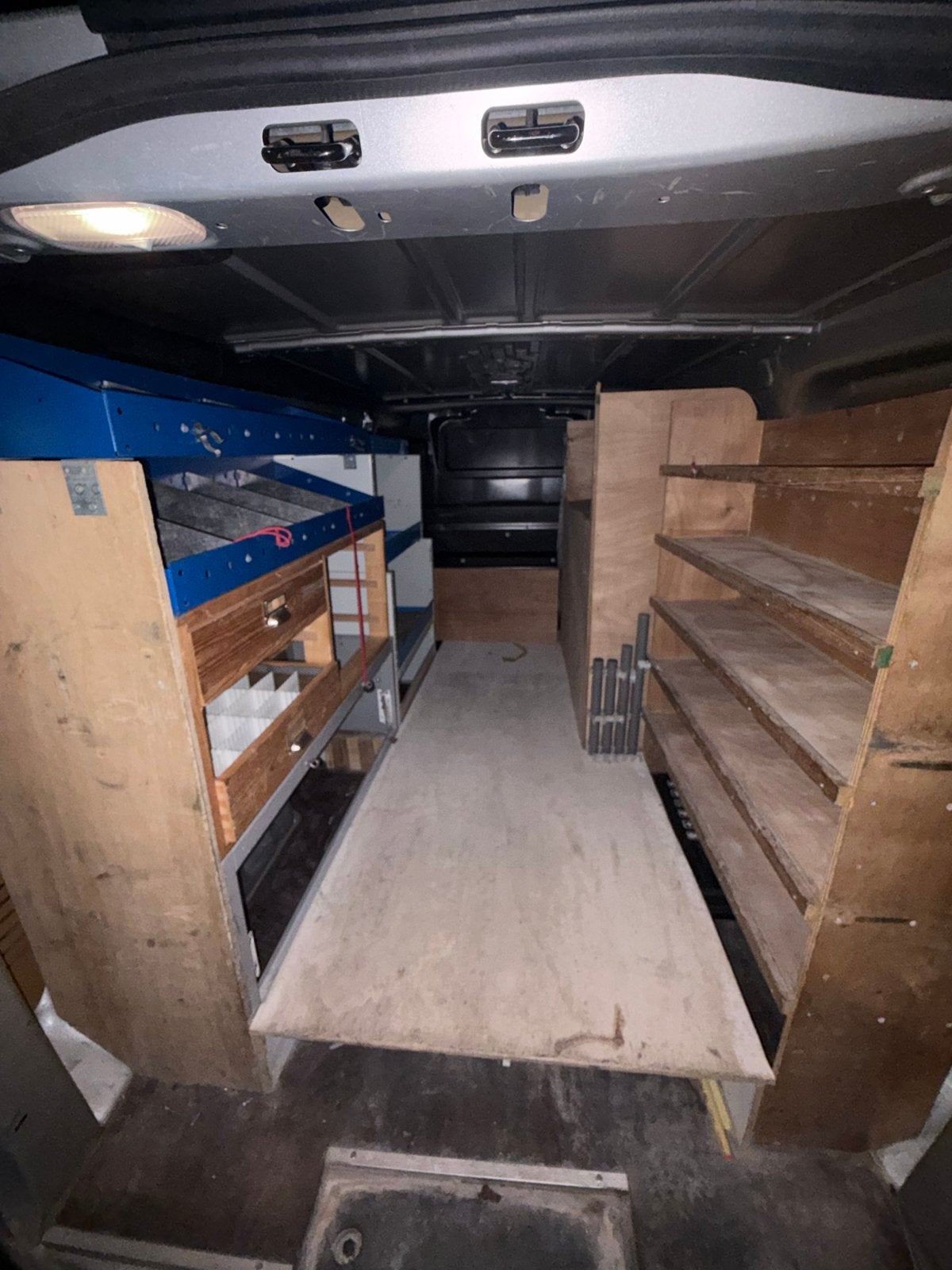 DEMONTEREN (klusman) houten inrichting bestelwagen, Ophalen of Verzenden, Gebruikt, Voor, Spatbord