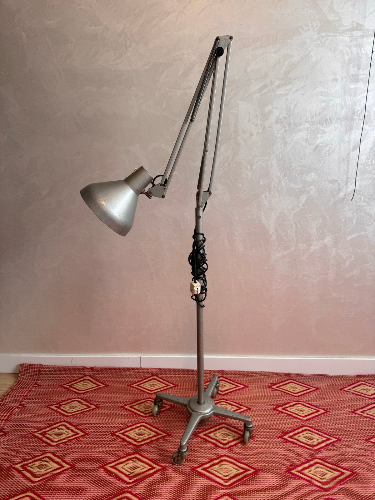 Vintage Anglepoise Vloerlamp Herbert Terry & Sons England, Antiek en Kunst, Antiek | Lampen, Ophalen of Verzenden