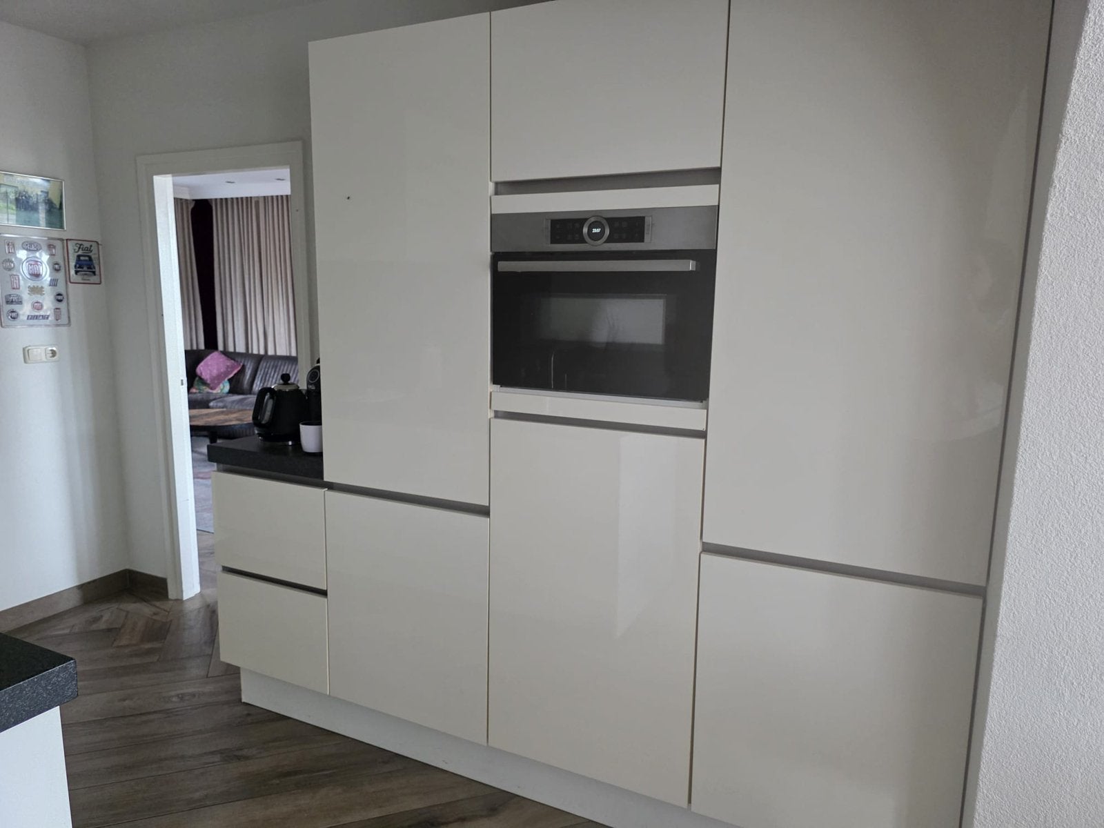 Keuken compleet, Huis en Inrichting, Keuken | Complete keukens, Ophalen, Gebruikt, Overige materialen, Wit