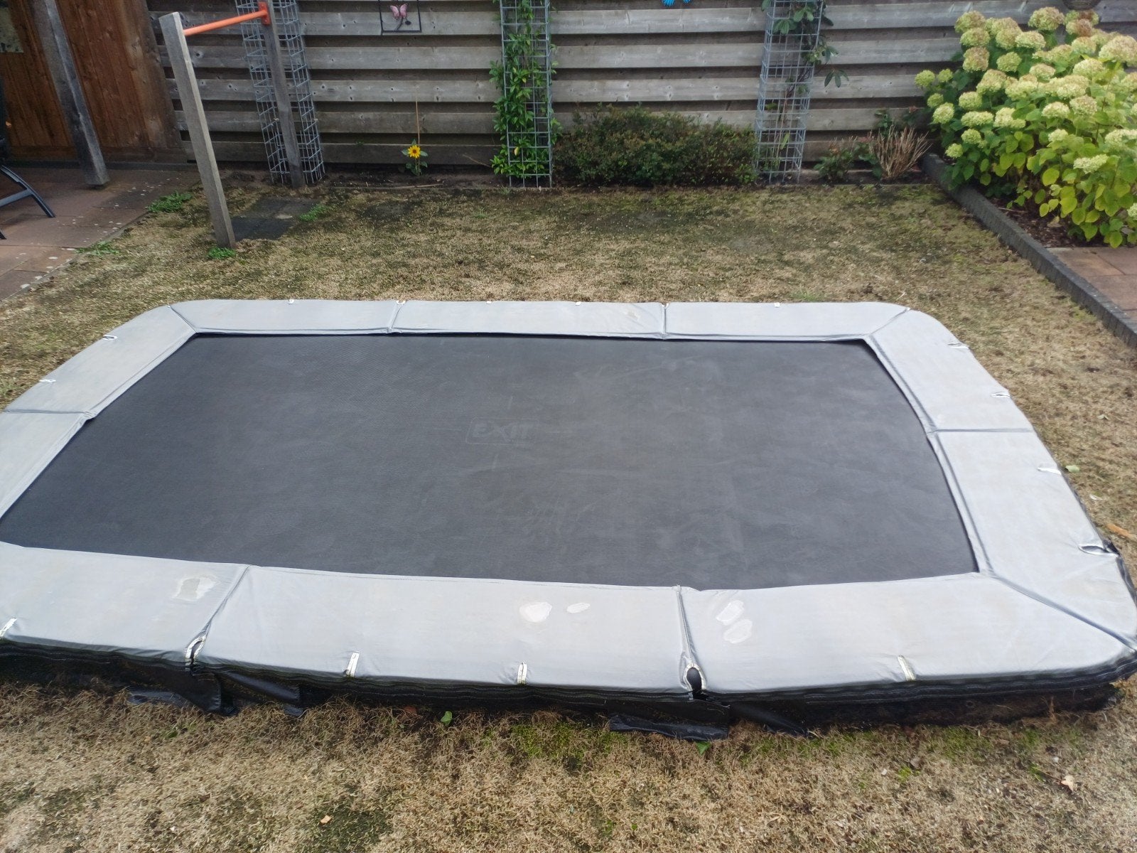 trampoline van het merk Exit, 360x210 cm, Ophalen, Gebruikt