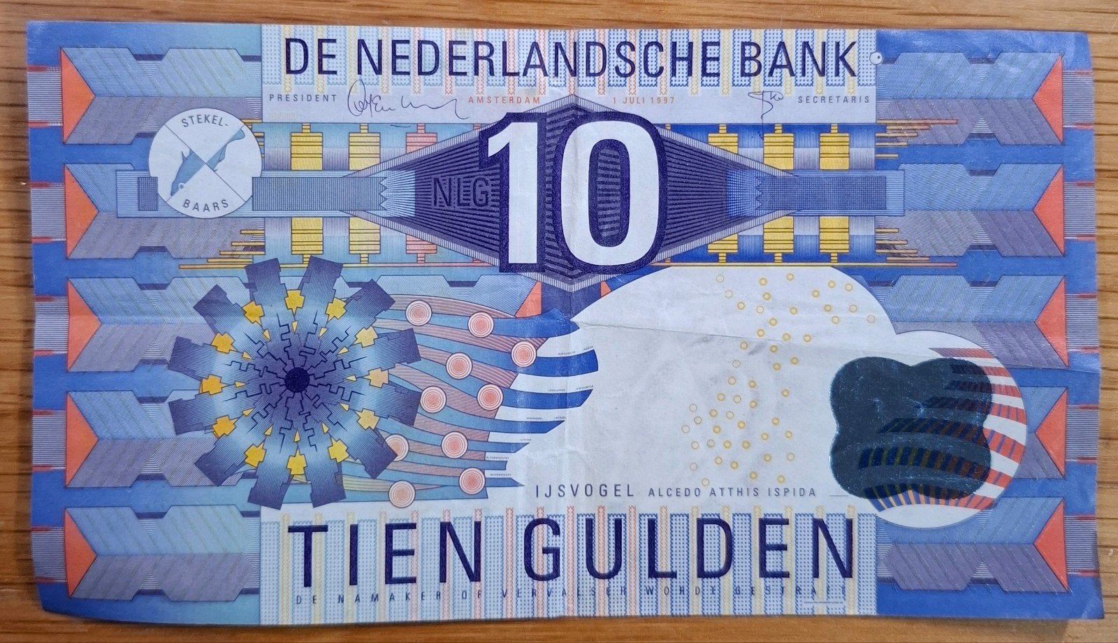 164# Nederland 10 Gulden 1997 P99, Ophalen of Verzenden, 10 gulden