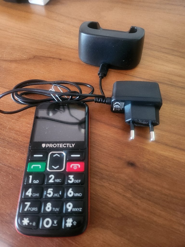 Seniorentelefoon rood, Ophalen, Klassiek of Candybar, Zonder abonnement, Minder dan 3 megapixel