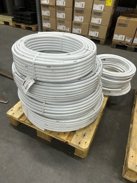 0226. Bonfix alu-pers systeembuis 20x2mm wit, Ophalen, Nieuw