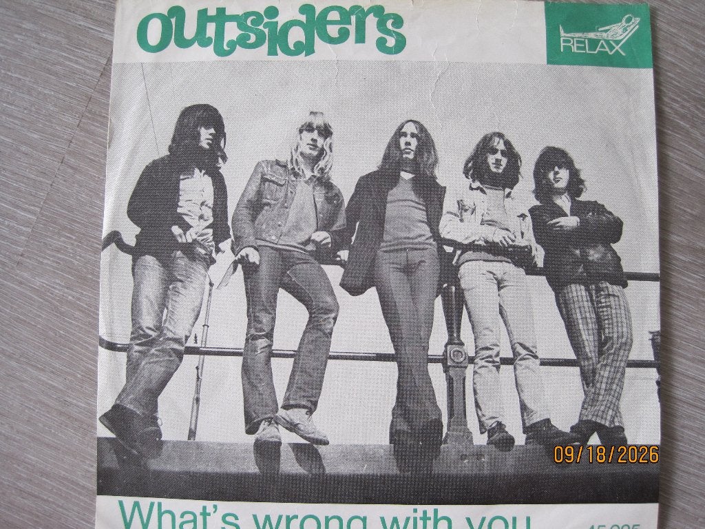 Outsiders  -  Monkey on your back, Fotohoes, 7 inch, Ophalen of Verzenden, Zo goed als nieuw