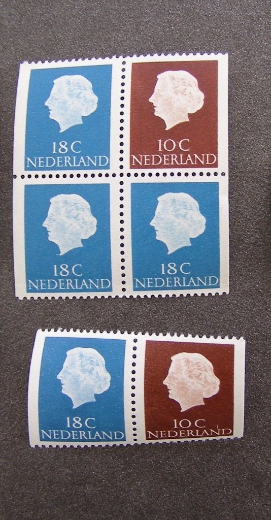 Combinaties uit Postzegelboekjes 1965 en 1971, Ophalen of Verzenden, Na 1940, Postfris