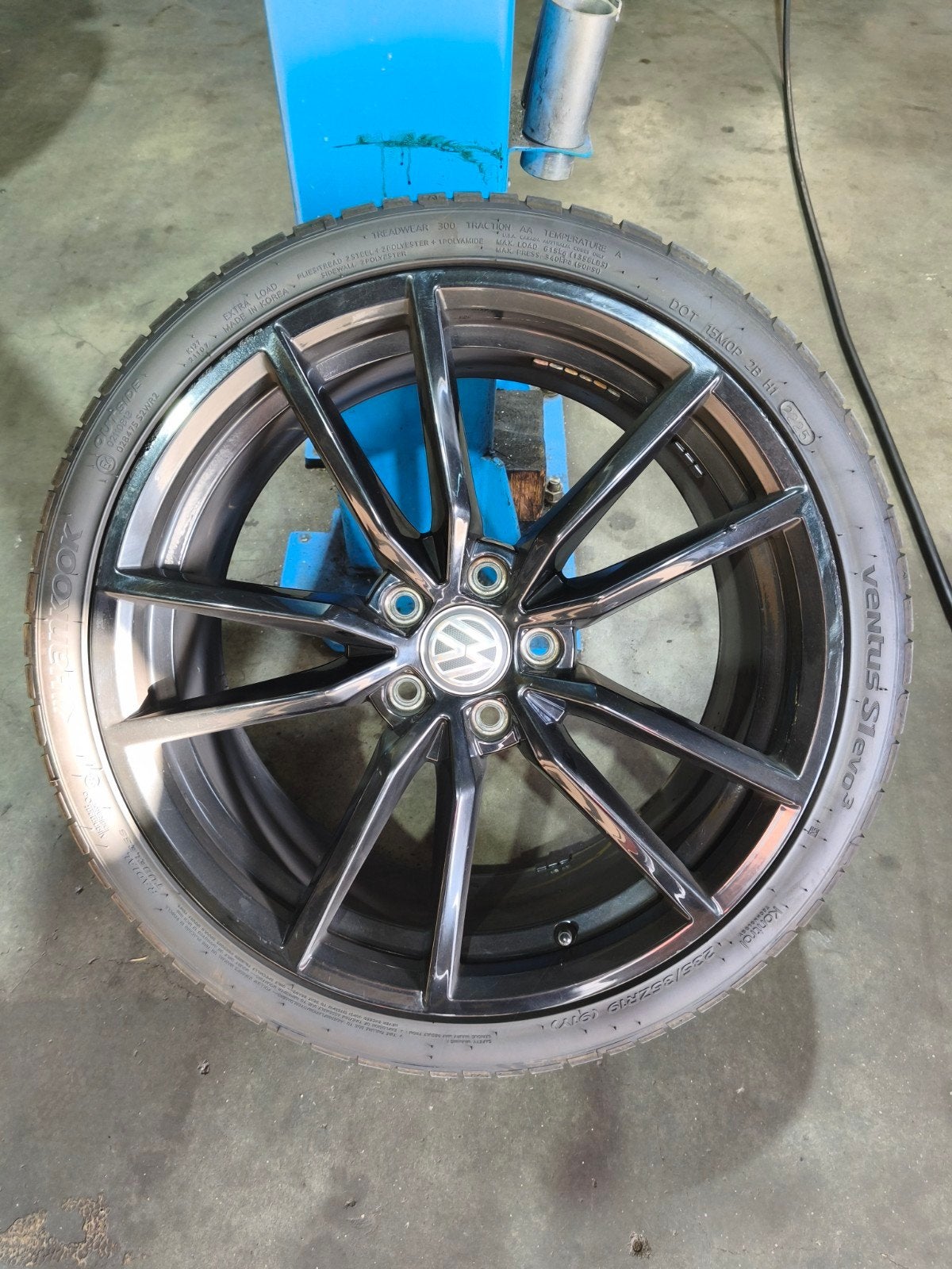 Set 19" OEM Pretoria velgen GTI R Golf Hankook nieuw, 19 inch, Velg(en), Nieuw, Ophalen of Verzenden