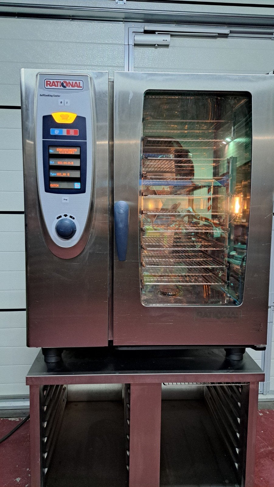 Rational SCC 10 plaats elektra steamer en onderstel, Ophalen, Gebruikt, Ovens, Magnetrons en Steamers