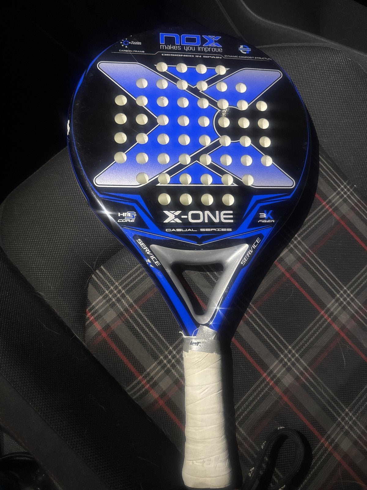 Nox X-One Padelracket - Klaar voor een tweede leven!, Sport en Fitness, Padel, Ophalen of Verzenden, Gebruikt, Padelracket
