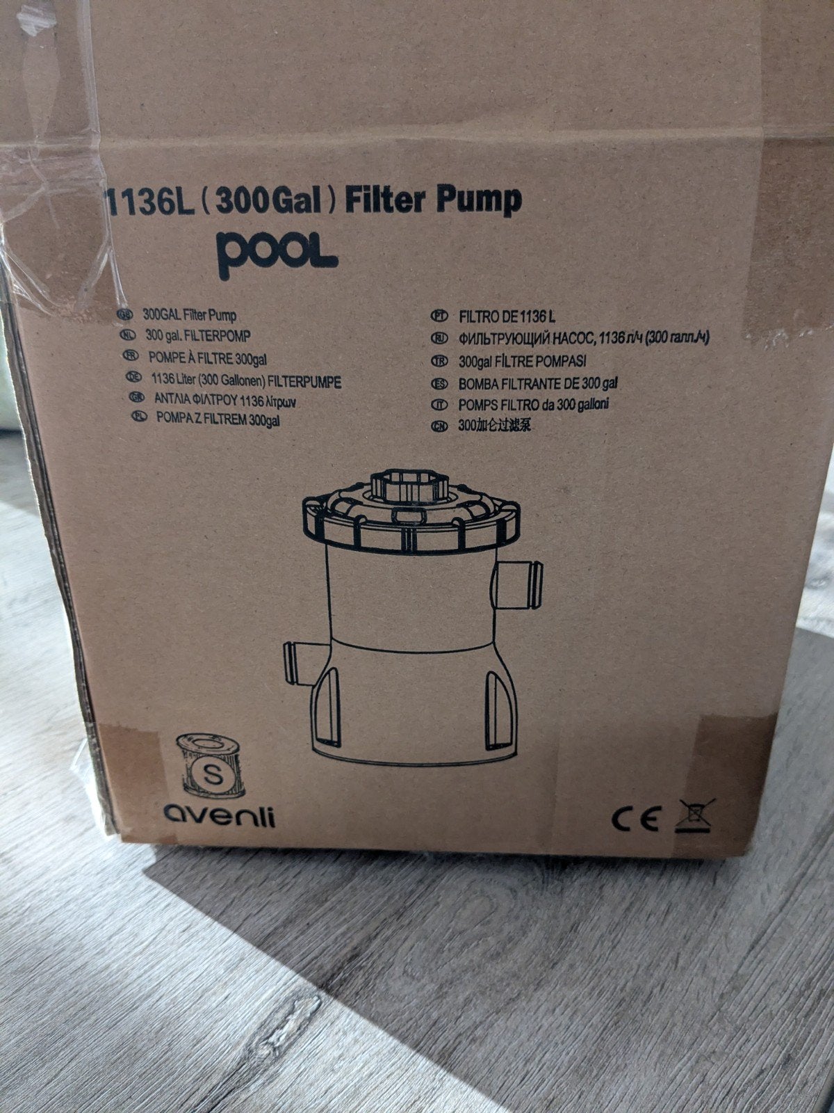 Avenli Zwembad Filter Pomp 1136L (300 Gal), Ophalen of Verzenden, Gebruikt, Zwembadpomp