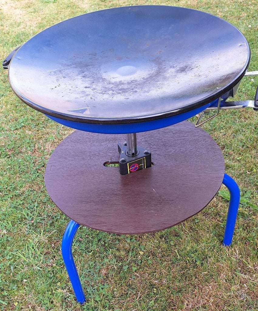Skottelbraai / BBQ met draagtas en regenhoes van €35 NU €25, Caravans en Kamperen, Ophalen, Gebruikt