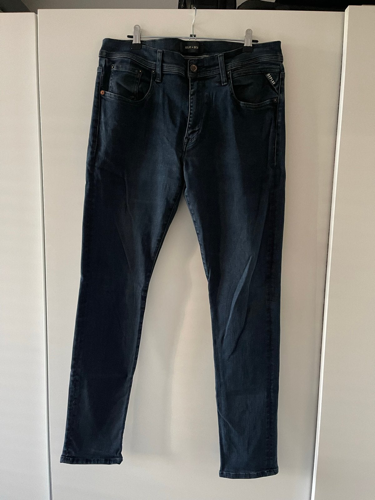 Replay Hyperflex Jeans W34 L32 - Zo goed als nieuw, Ophalen of Verzenden, Zo goed als nieuw, Blauw, W33 - W34 (confectie 48/50)