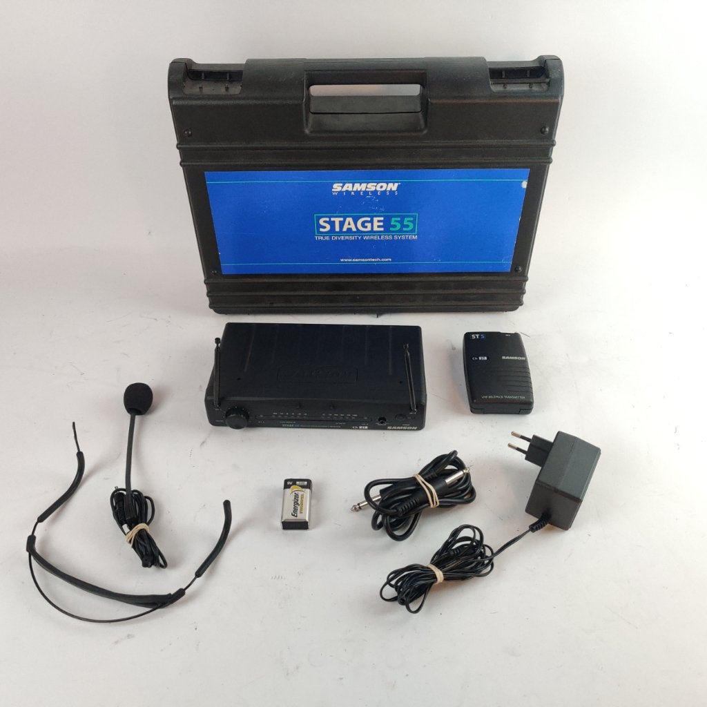 Samson Stage SR55 receiver + Microfoon || Nu voor € 34.99, Muziek en Instrumenten, Microfoons, Overige typen, Ophalen of Verzenden